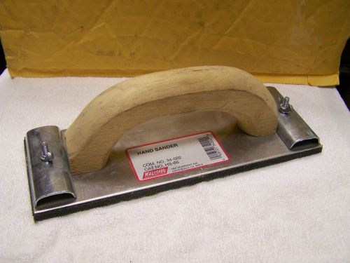 WAL-BOARD HAND SANDER 34-002/HS-66 WITH WOOD HANDLE