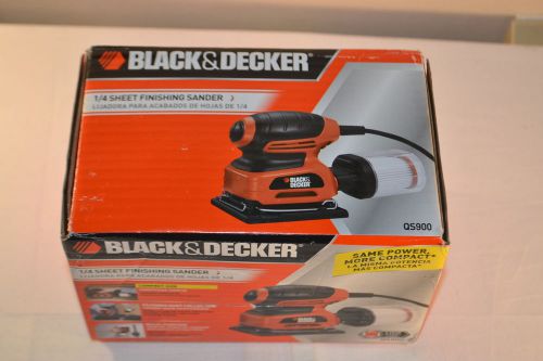 Black &amp; Decker QS900 1/4-Sheet Sander with Filtered Dust Collection