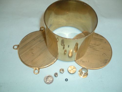 Model hit and miss gas engine brass fuel tank kit 3-1/2&#034; in diameter for sale
