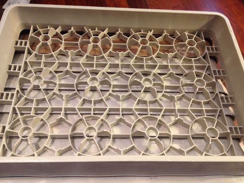 Ecolab Raburn Commercial Dishwasher CUP Rack 12 Compartment 3/4 Rack