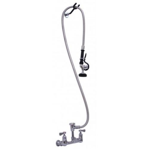 8&#034; wall mount hd pre-rinse faucet w/ vacuum breaker nsf for sale