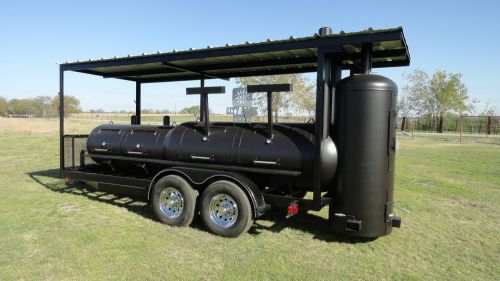 NEW Custom BBQ pit Charcoal grill Smoker style Concession Trailer