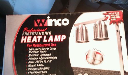 Free Standing Heat Lamp, 2-Blub, ETL listed