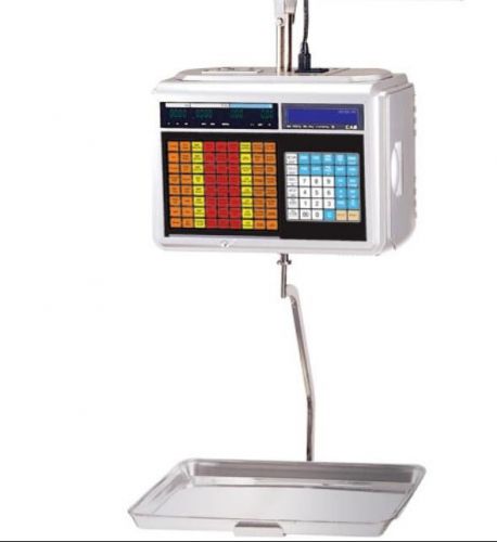 Cas cl5000h label printing hanging scale  30x0.01 lb,ntep,lft,wireless card,new for sale