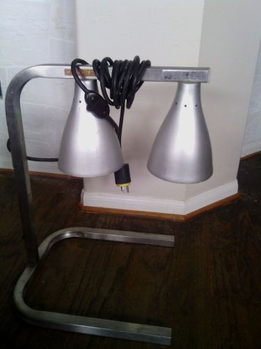 Merco Dual Food Warmer Heat Lamp Model B-2 500 Watts