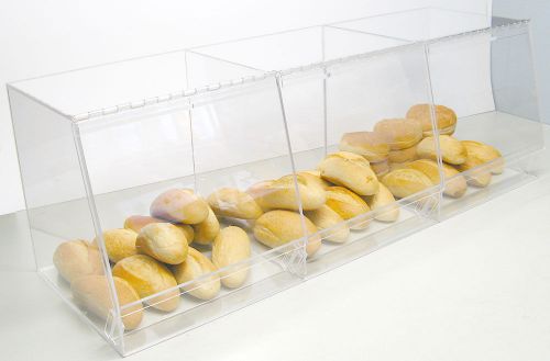 Bulk bread storage display case containers deli bakery sandwich pastry donut for sale