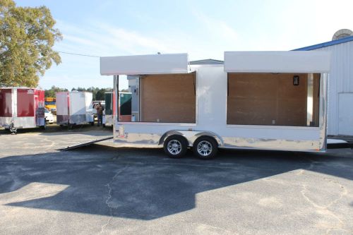 New 7x20 enclosed food vending concession trailer for sale