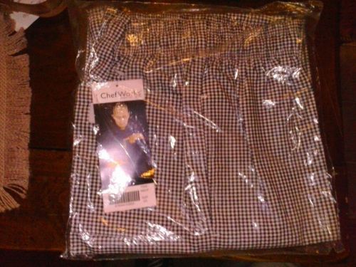 Chef Works designer chef pants XS-new in packaging