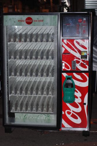Dixie Narco 50000 glass front beverage vending machine merchandizer