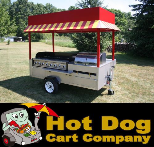 Hot dog cart vending concession stand trailer new grand master model for sale