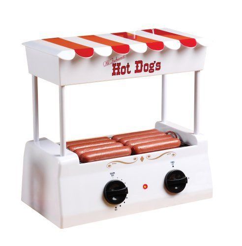 Nostalgia Electrics HDR-565 Old Fashioned Hot Dog Roller NIB New In Box