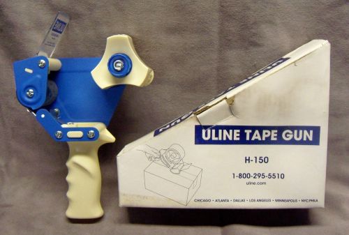 Uline tape gun h-150, for 2&#034; packing tape, side load heavy duty dispenser, new for sale