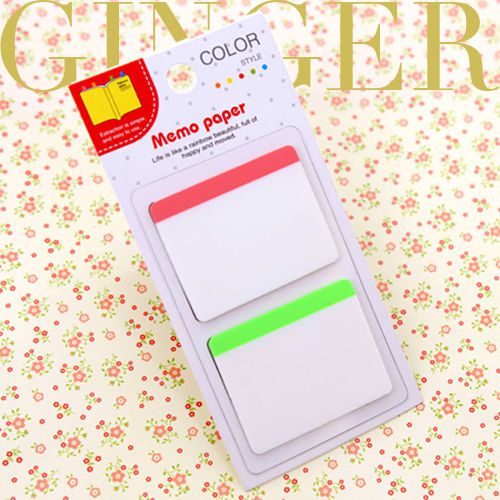 Cute Rainbow Transparent Sticker Post It Bookmark Point Mark Flags Sticky Notes