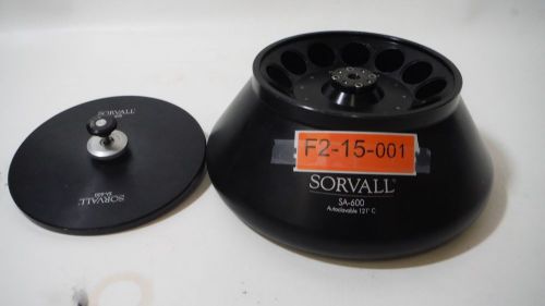 Sorvall  sa-600 fixed angle centrifuge rotor 12 x 50 ml 17000 rpm for sale