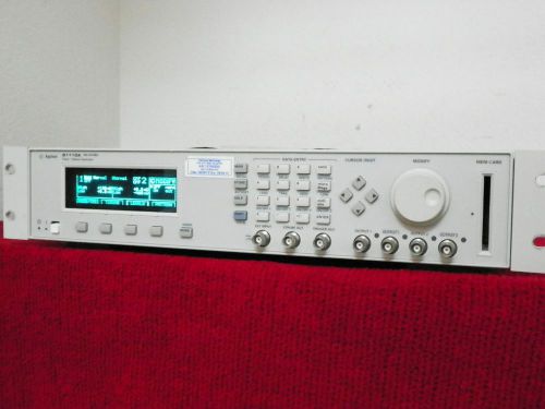 HP Agilent 81110A pulse pattern generator w/2 of 81112A - NIST calibrated