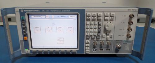 Rohde &amp; Schwarz SMJ 100A Vector Signal Generator 6GHz Loaded Opts K55 LTE w/Cal