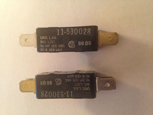 2 Licon Switches ITW , # 11-530028 , # 8605