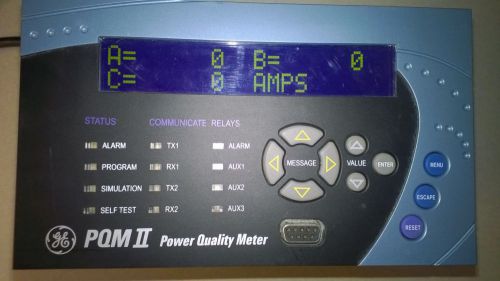 GE Multilin PQMII PQM Power Quality Meter Tested and Firmware updated