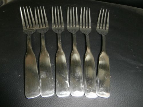 NEW LOT OF 6 WALCO DINNER FORK STYLE DERBY