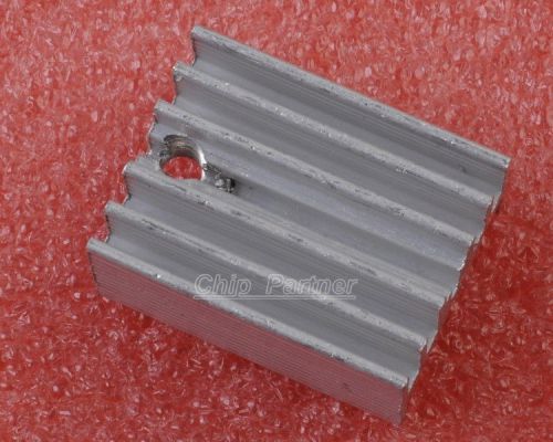 10PCS TO-220 Heat Sink Silver-White TO220 20x15x10mm IC Heat Sink Aluminum