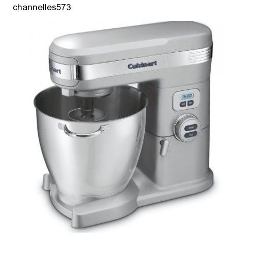 Cuisinart 7 Quart 12 Speed Stand Mixer W Bowl Stainless Steel Brushed Chrome