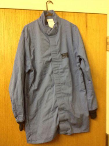 CHICAGO PROTECTIVE APPAREL PPE Arc Flash Jacket Size L Long Sleeve BLUE