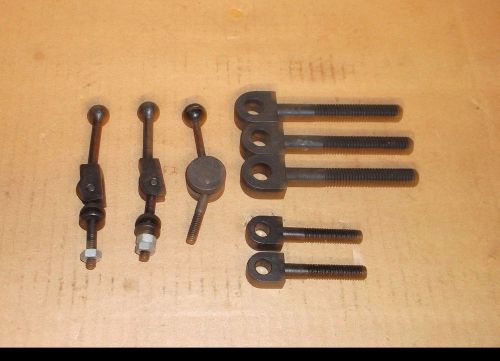 Swing bolts 3/8&#034;, 1/2&#034;, latch bolt &amp; cam handles 1/4&#034; 20 8 total pieces for sale
