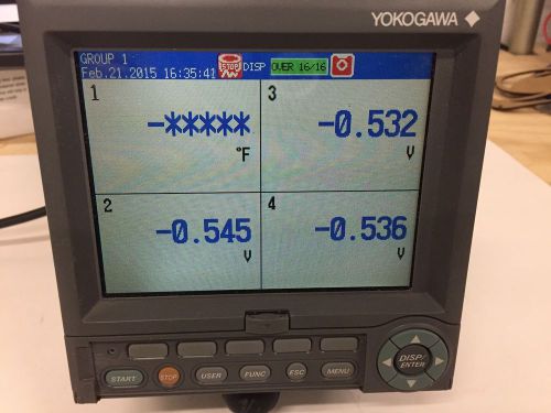 Yokogawa DX104-1-2 100-240AC 50/60 Hz