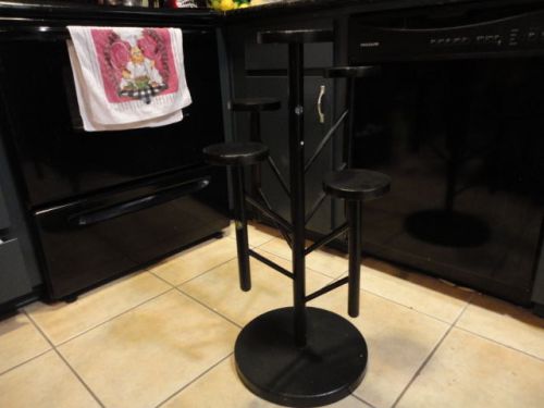 Large Wood Hat / Candle Stand - Display, Tree,