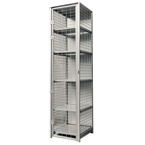 49P395 Visibility Locker,Unassembled,4 Shelf,