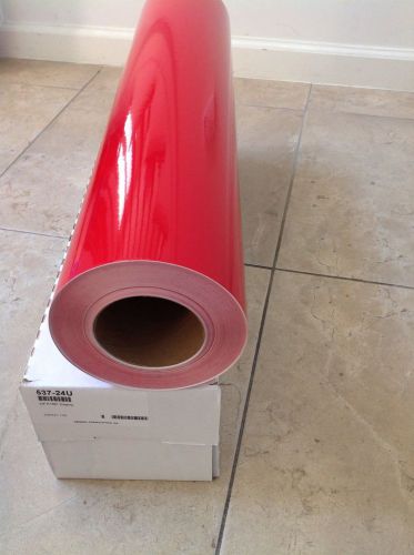 24&#034; X 50yds/150ft Gloss Red Sign Cutting Vinyl Comp-u-cut by General Formulation