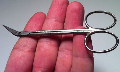 Vintage Braum Knecht Heimann Company Germany Angled Surgical Scissors