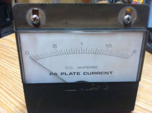 PA Plate Current Panel Meter - DC Amps