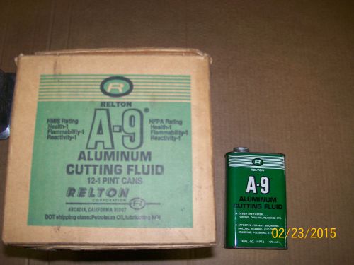 Relton A-9 Aluminum cutting fluid 16 oz 12 cans to a case