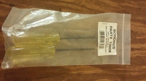 BONDHUS 9/64&#034;BALLDRIVER HEX DRIVER #10608 NEW Package of 2 Free shipping!