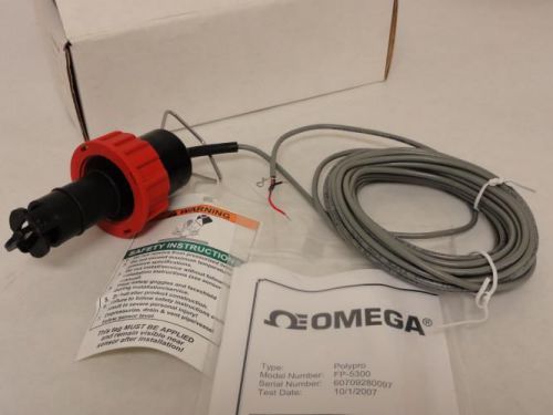 92461 New In Box, Omega FP-5300 Paddlewheel Flow Sensor