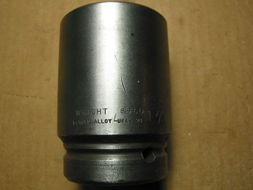 Wright 8960 Deep Impact Socket---1 inch drive---6 point---1-7/8 inch---USA MADE