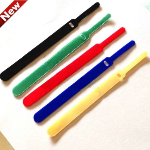 10pcs Velcro straps tie line wire binding line computer with 13MM*175MM