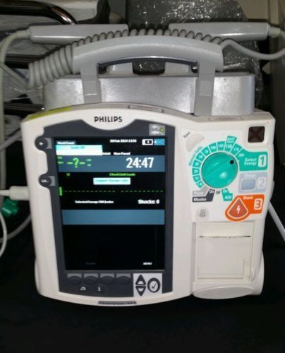 Philips heartstart mrx m3535a: biphasic-aed-pacing-5 lead ecg-printer (updated) for sale