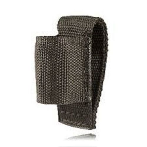 Boston leather 5559-5 black ballistic weave open style stinger flashlight holder for sale