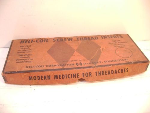 HELI-COIL SCREW THREAD INSERTS KIT 21901, 1950&#039;S