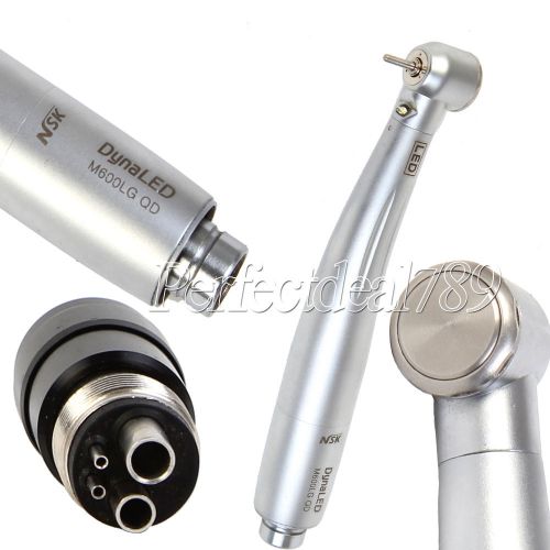 New NSK DynaLED Self Power Dental LED Handpieces 4H Quick Coupler Swivel 3 Spray