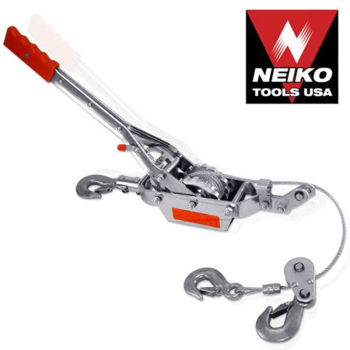 2 ton 3 hook come a long winch hoist hand cable puller winches lever hoists tool for sale