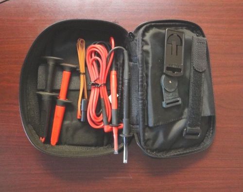 Fluke c35 soft carrying case and suregrip industrial test lead set for sale