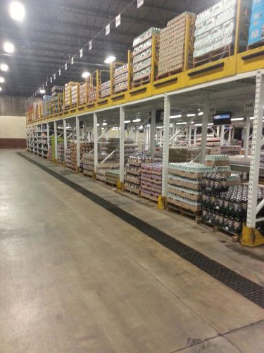 Approx 100&#039; x 100&#039; industrial steel mezzanine platform no stairs for sale