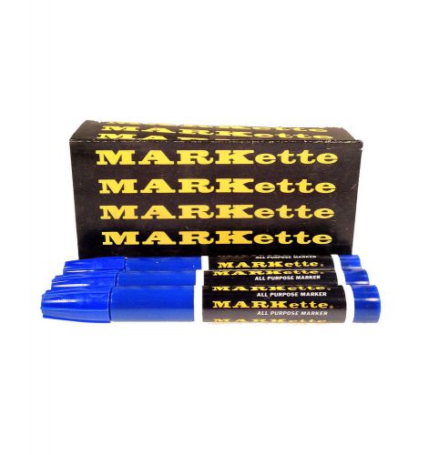 680 Blue Markette Permanent Markers