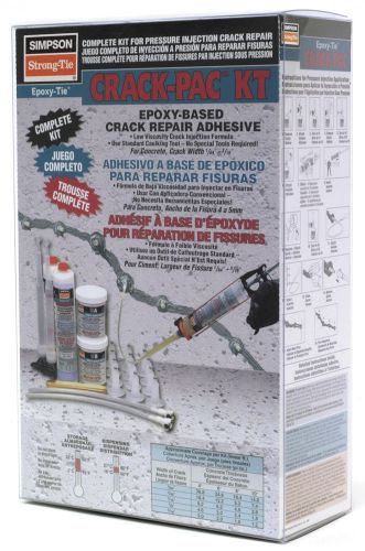 Simpson strong tie etipac10kt crack-pac injection epoxy kit - new &amp; fresh for sale