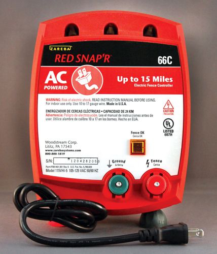 Red Snap&#039;r 66C Zareba Fence Charger
