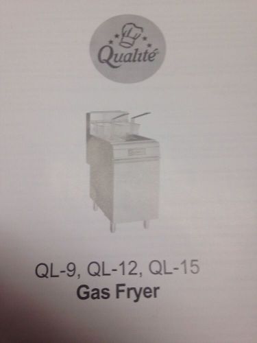 Qualite Ql-9 Gas Fryer New
