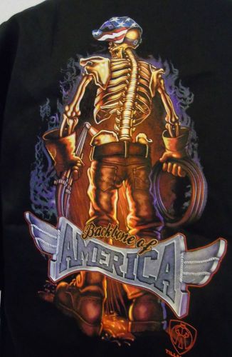 Tillman 9061 Back Bone of America Black Onyx Welding Jacket - M